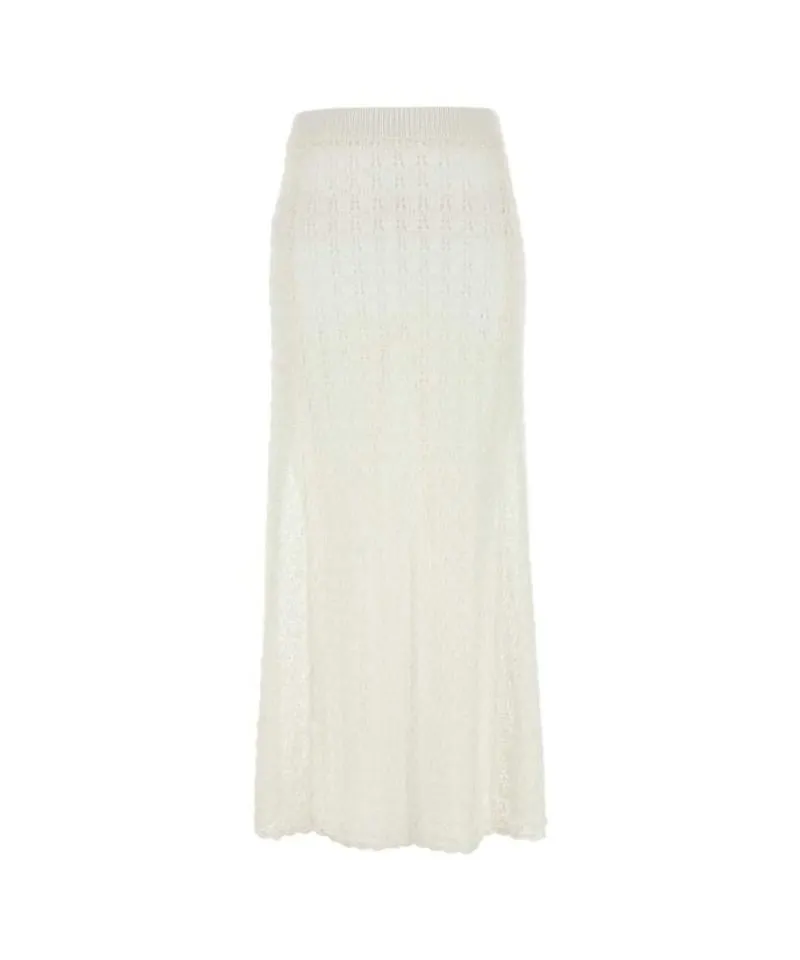 [해외] 26SS 여성 가니 롱 스커트 K2546 135 White