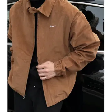 나이키 라이프 해링턴 코듀로이 집업 재킷 브라운 DX9071-270