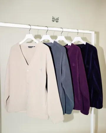 유니클로 니들스 후리스 오버사이즈 남녀공용 가디건 483980 484125