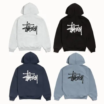 스투시 남녀공용 베이직 후드 티셔츠 후드티