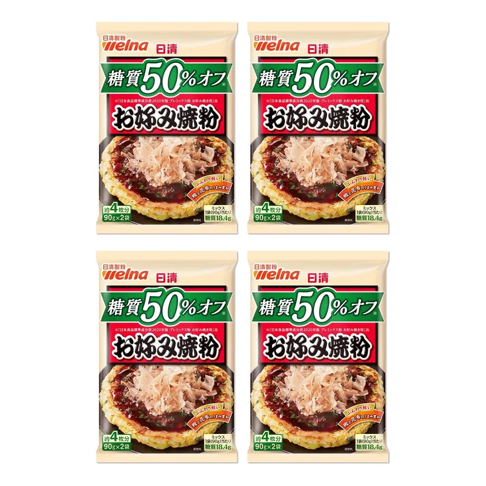 [해외] 닛신 일본 저당 오코노미야키 가루 160g X 4봉지