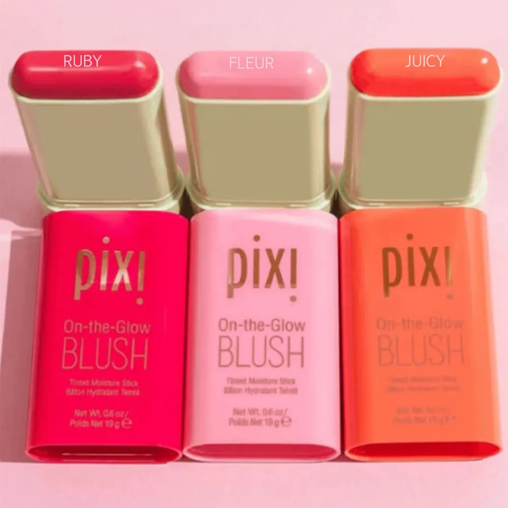 PIXI 픽시 온 더 글로우 블러셔 RUBY FLEUR JUICY CHEEK TONE (색상선택) | 크로켓
