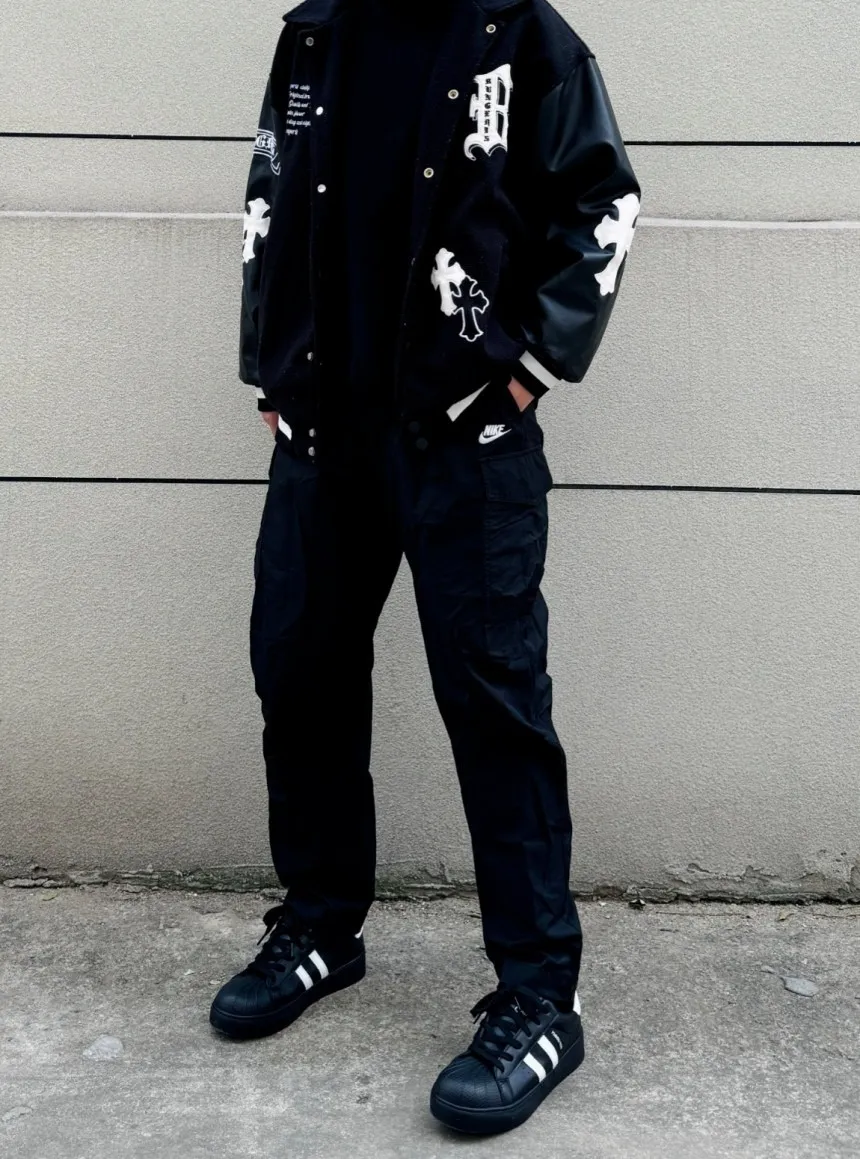 나이키 클럽 우븐 남성 카고 팬츠 블랙 남성용 DX0614-010