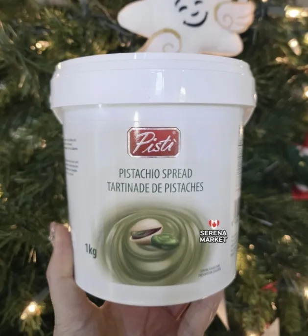피스티 피스타치오 스프레드 크림 잼 Pisti 1kg 대용량 두바이쫀득쿠키
