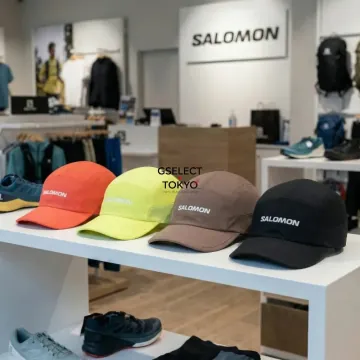 살로몬 센스 에어로 캡 남녀공용 러닝 캡 모자 블랙 레드 라임 커피 LC2763900