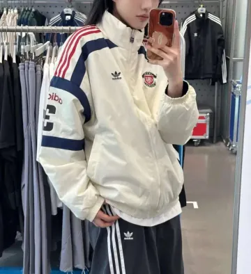 아디다스 팀 패디드 양면 리버서블 자켓 점퍼 화이트 KC0094