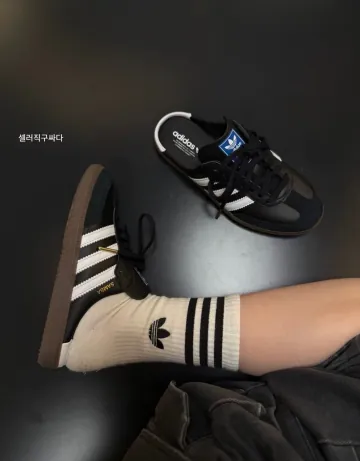 아디다스 삼바 OG 뮬 슬립온 블랙 LB3815