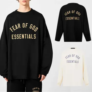 피어 오브 갓 피오갓 에센셜 저지 롱 슬리브 티셔츠 블랙 쉘