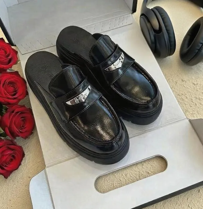 나이키 에어 조던 여성 키높이 뮬 로퍼 슬리퍼 블랙 실버 HJ4292-010