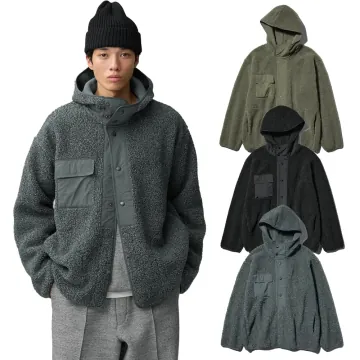 GU x 엔가 보아 플리스 스냅 파카 358655