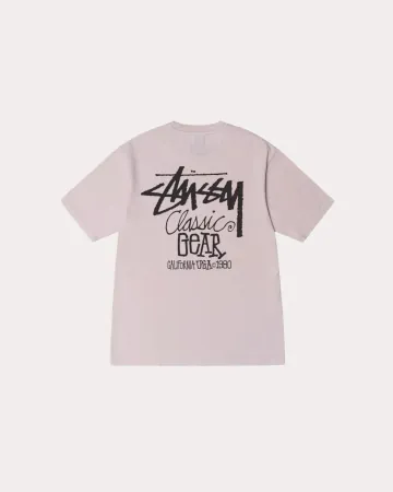 [한정판 컬러/수량확보] 스투시 STUSSY 남녀공용 클래식 기어 반팔 티셔츠 CLASSIC GEAR TEE PIGMENT DY