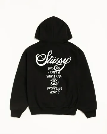 스투시 월드투어 2025 신상 후드 티셔츠 후드티 2컬러 3923962