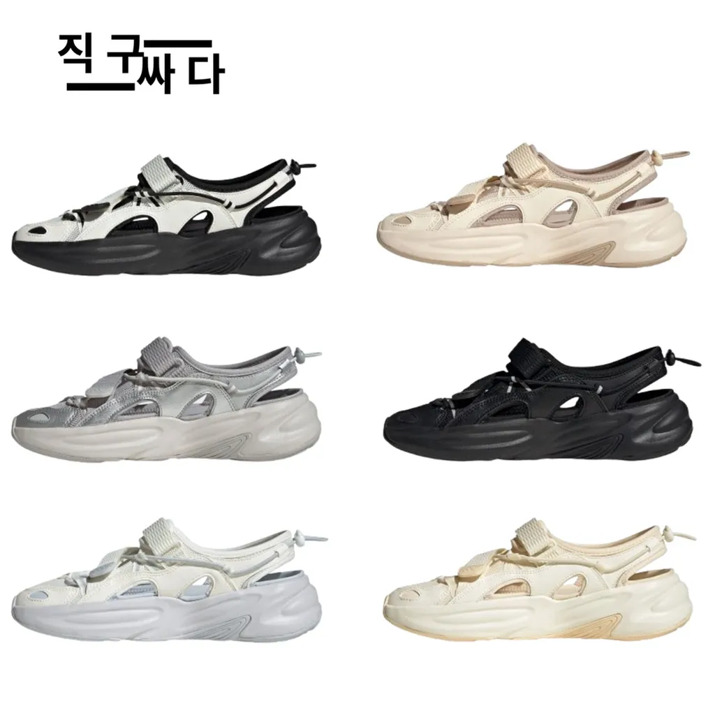 [국내 최저가 / 해외전용 컬러] 아디다스 오즈웨이브 샌들 블랙 실버 화이트 크림 베이지 오레오 JS4577 JS4582 JS4584