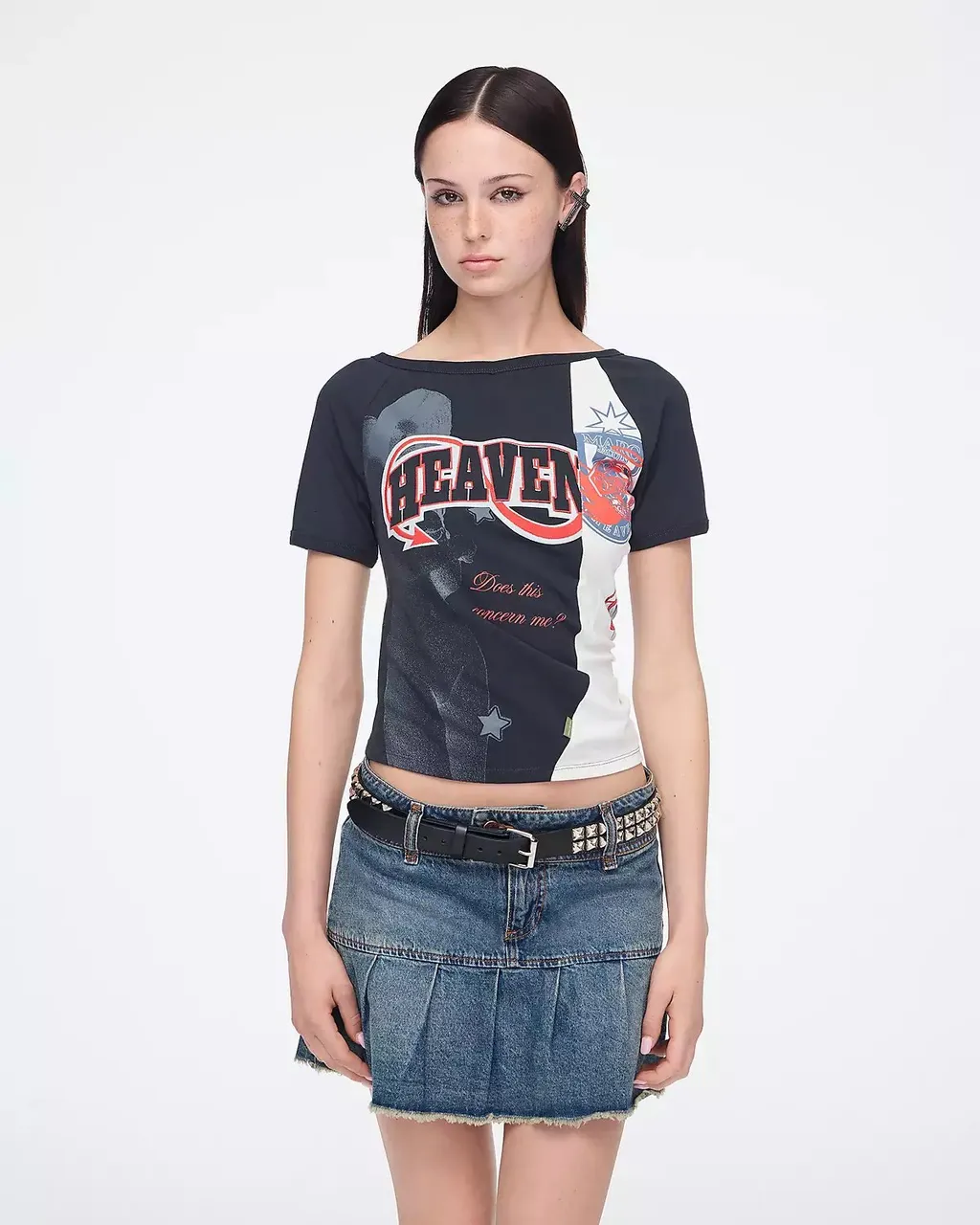 Heaven by marc jacobsビー トム スラッシュド ベビーT heaven by Marc