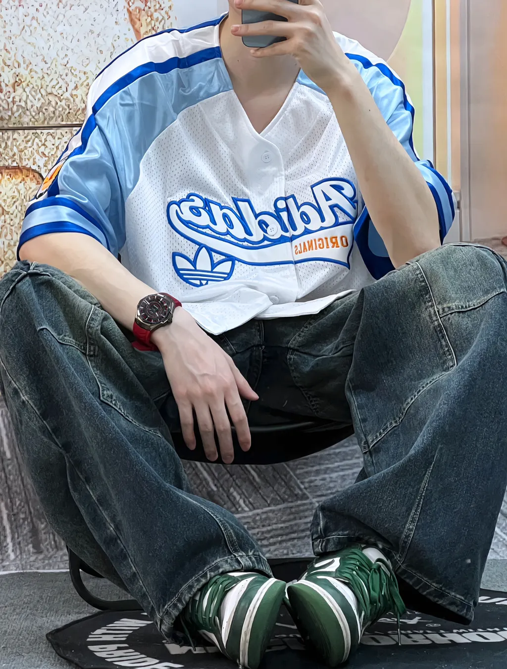 [무료배송] 아디다스 BB 레트로 매쉬 져지 남녀공용 반팔티 셔츠 2컬러 블루 / 그린 JN0767 JN0768
