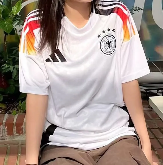아디다스 독일 2024 레플리카 홈 유니폼 반팔 져지 티셔츠 IP8139