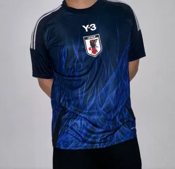 아디다스 Y3 2024 일본 국대 홈 레플리카 유니폼 상의 축구복 레전드 잉크 IU0964