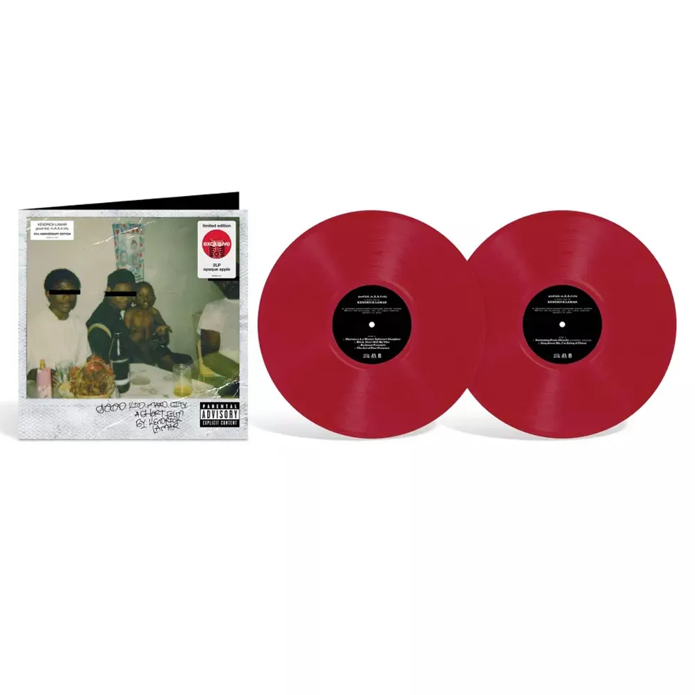 켄드릭 라마 Good Kid, m.A.A.d City 타겟판 2LP 레드 컬러 | 크로켓