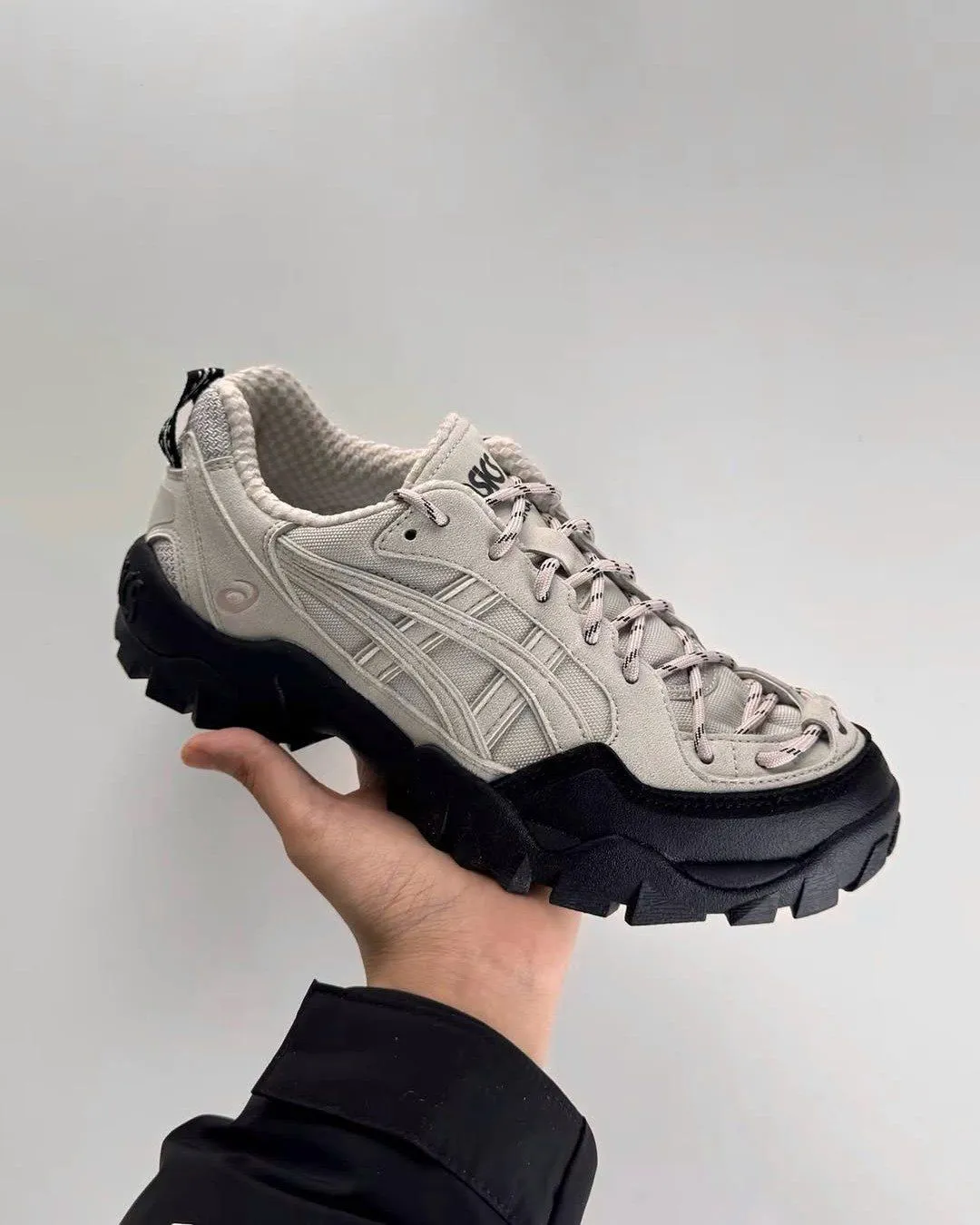 245-280사이즈 아식스 GEL PICKAX Oyster Grey Black 1203A746-021 | 크로켓