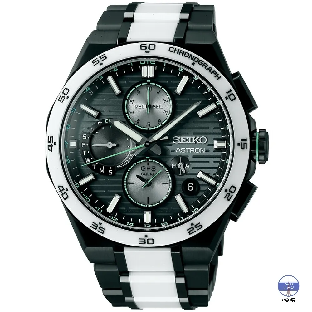 세이코 아스트론 넥스터 남성 솔라 메탈 손목 시계 티타늄 SBXC185