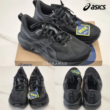 아식스 노바블라스트5 런닝화 마라톤화 와이드 남성 블랙 그레이 1011B975 002