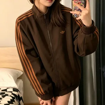 아디다스 오리지널 파이어버드 오로라 커피 우븐 트랙탑 집업 자켓 KS7492