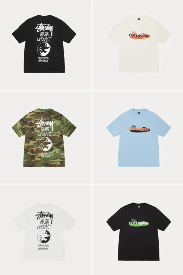 [아워레거시X스투시/정품100%]Our Legacy WORK SHOP x STÜSSY 콜라보 티셔츠 시리즈 스투시 반팔티