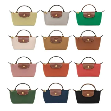 롱샴 르 플리아쥬 미니 핸들 파우치 오리지널 34175089001