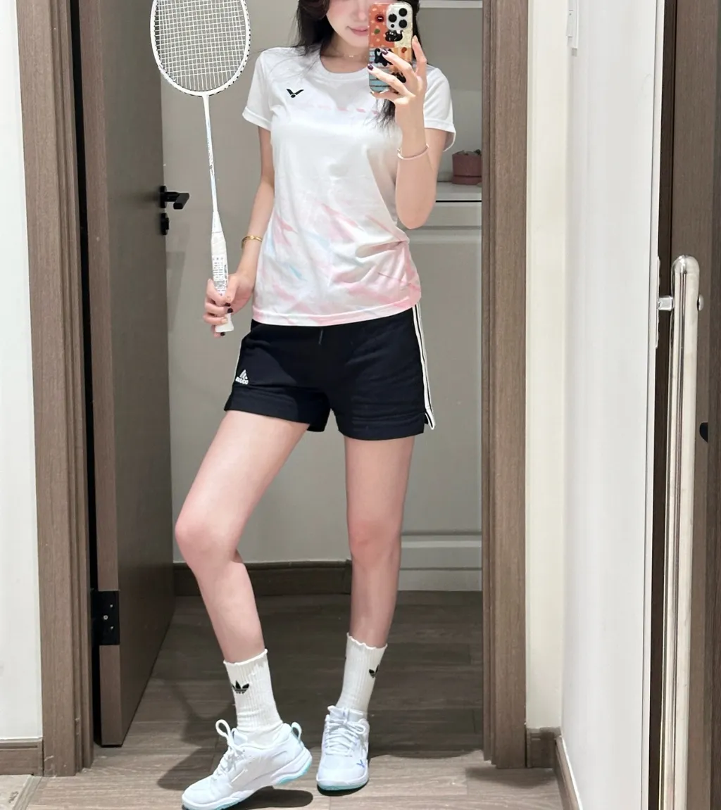 [해외] 아디다스 우먼즈 에센셜 3S 삼선 쇼츠 돌핀 팬츠 블랙 GM5523