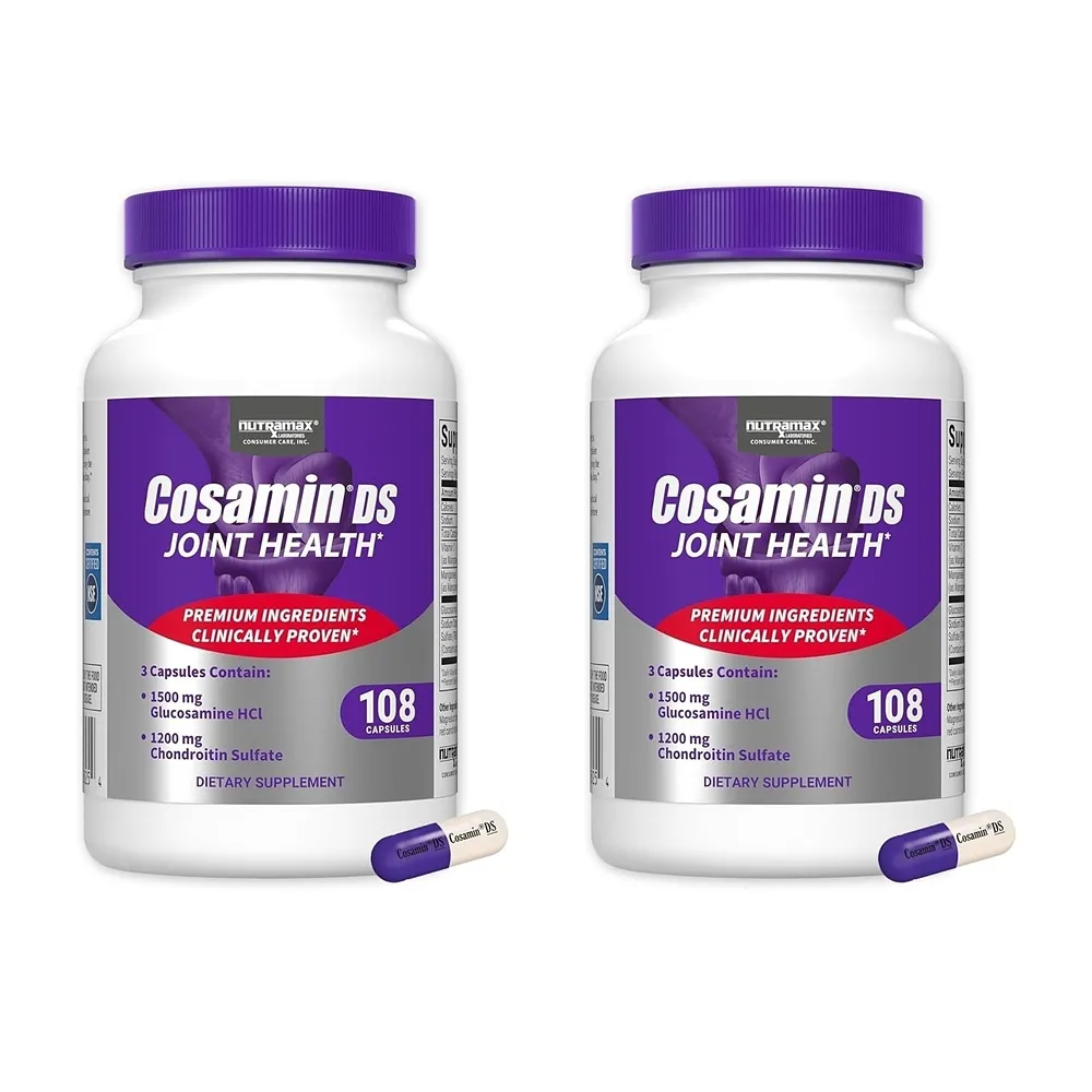 Nutramax 코사민 DS 108정 2팩 Cosamin DS For Joint Health Comfort & Mobility ...