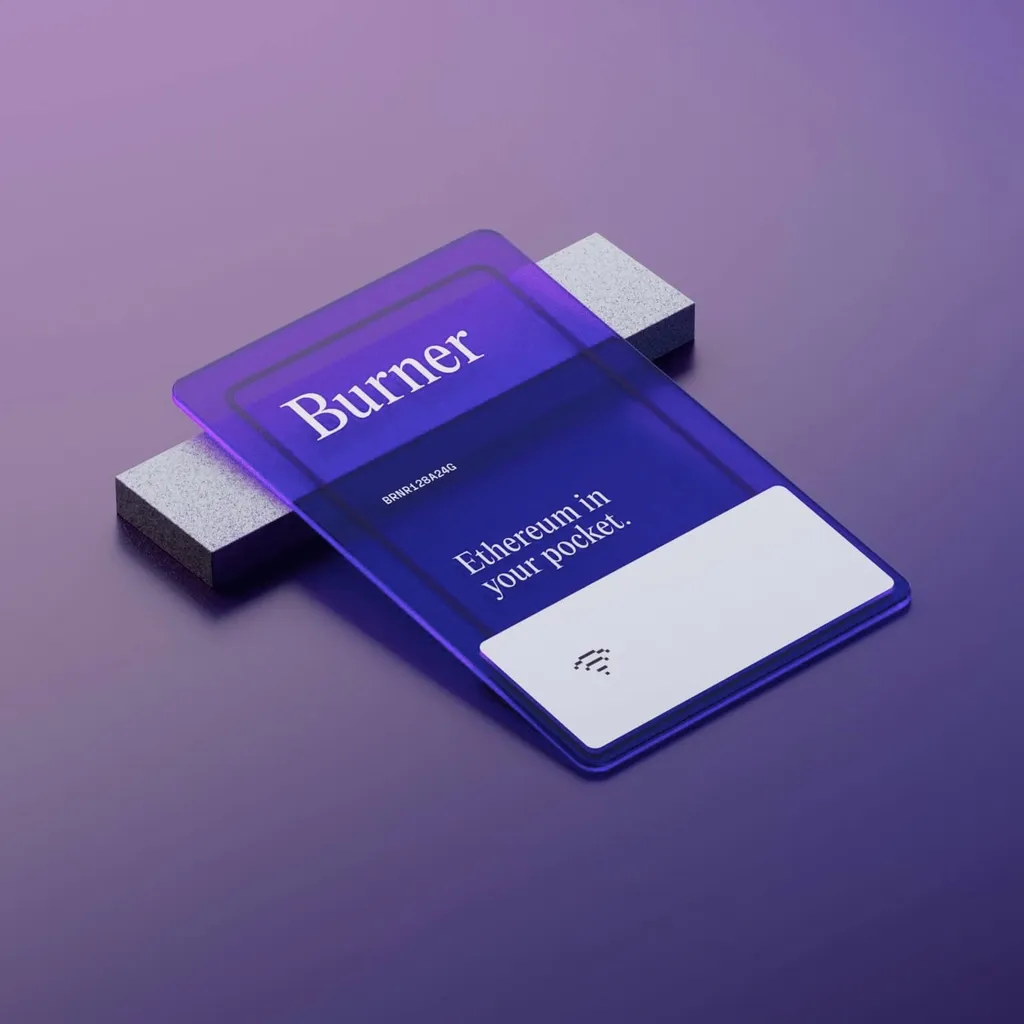 버너 Burner Pro 카드형 이더리움 암호화폐 지갑 | 크로켓
