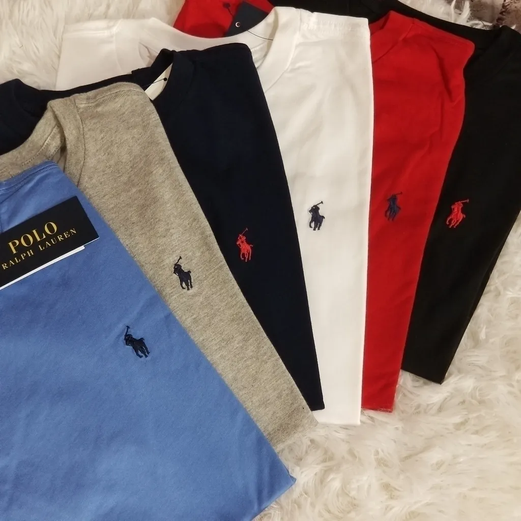 [바로발송][폴로랄프로렌] polo ralph lauren 보이즈 포니로고 라운드넥 베이직 반팔티 반팔티셔츠