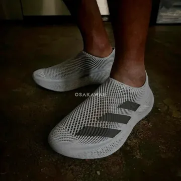 아디다스 클라이마쿨 경량 여름 아쿠아 런닝화 슬립온 남녀공용 그레이 KJ8978