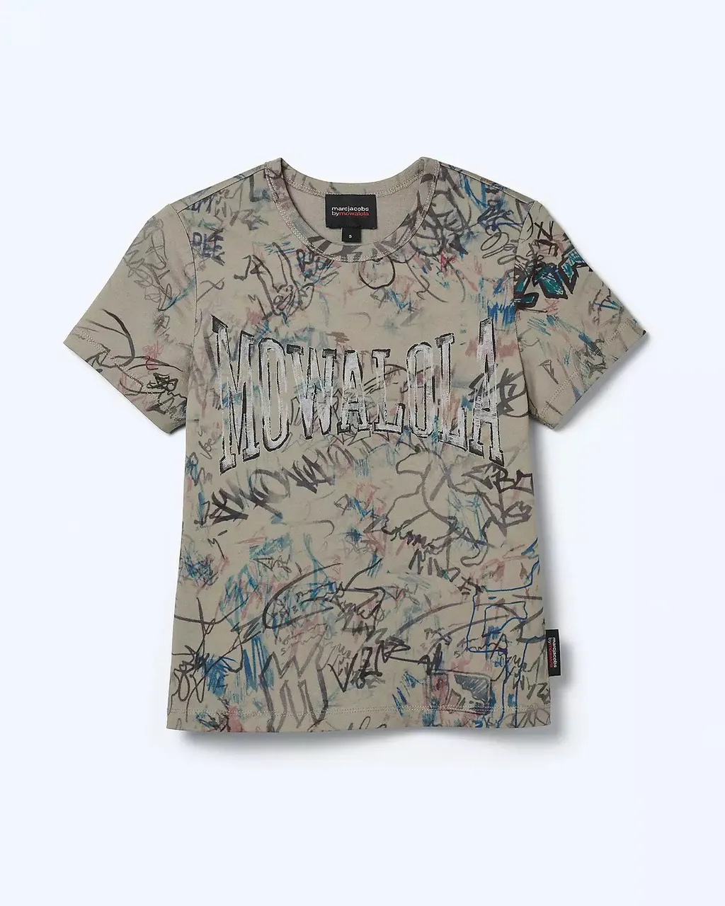関税込【heaven BY MARC JACOBS】× Mowalola Shrunken★Tシャツ MJI_MJ005546_001_F8F8F8_1-