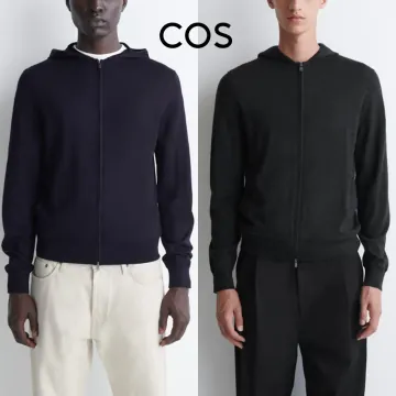 코스 남성 메리노 울 집업 후드 자켓 후드집업 COS