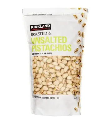 커클랜드 시그니처 피스타치오 Pistachios 껍질포함 로스티드 언솔티드 1.36kg