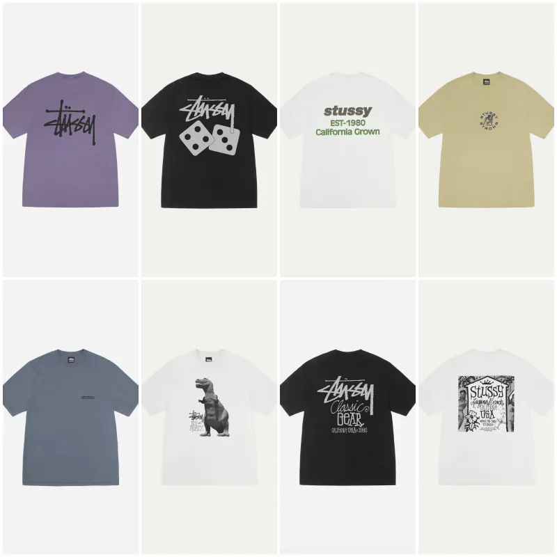 [2025 신상/ 이벤트] 스투시 STUSSY 남녀공용 신상 반팔 티셔츠 STUSSY BASIC TEE