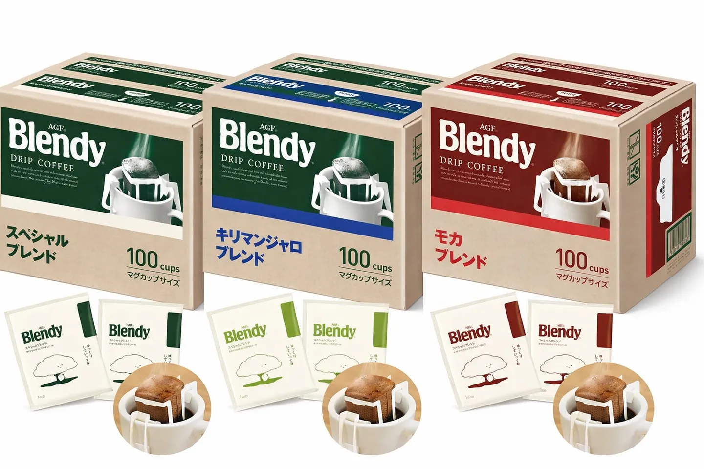 AGF 블랜디 드립커피 드립백 100개입