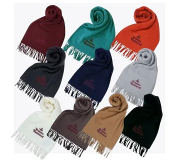 비비안웨스트우드 로고 자수 울 머플러 목도리 선물포장