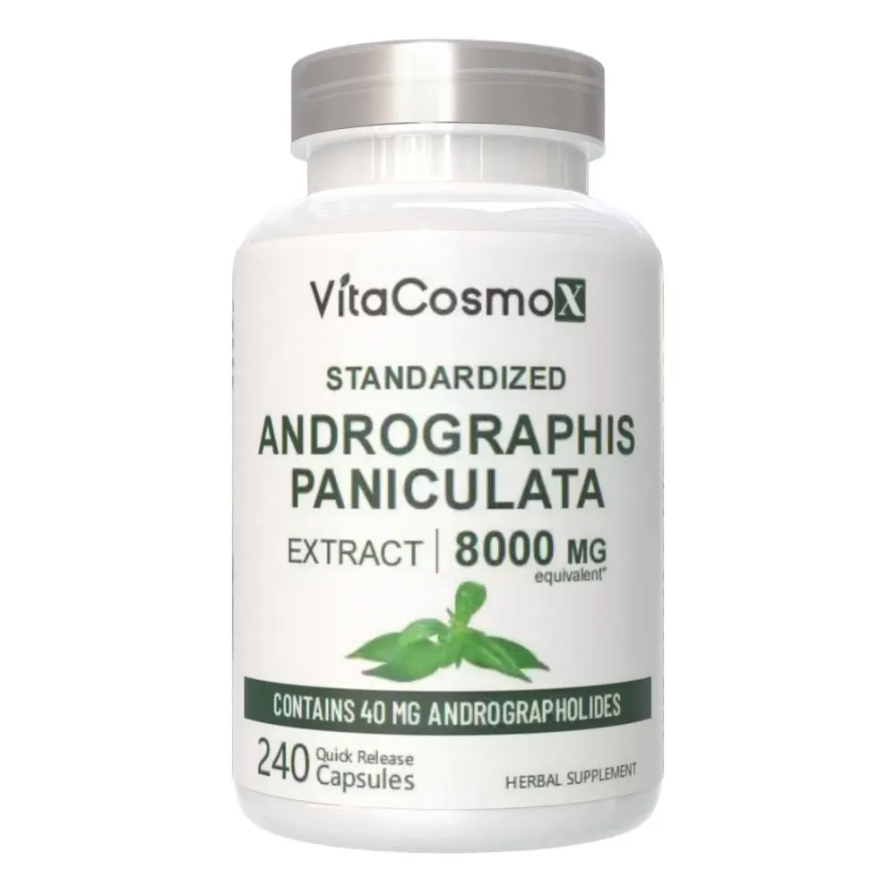 비타코스모엑스 [해외] VitaCosmoX 비타코스모엑스 아나파랙틴 천심련 추출물 고함량 8000mg 240 야채캡슐