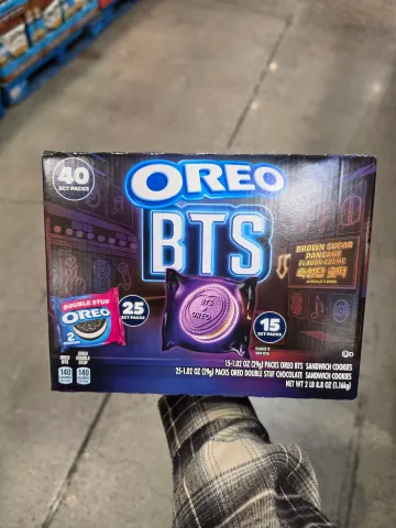 오레오 BTS 흑설탕 호떡맛 더블스터프 쿠키 40팩