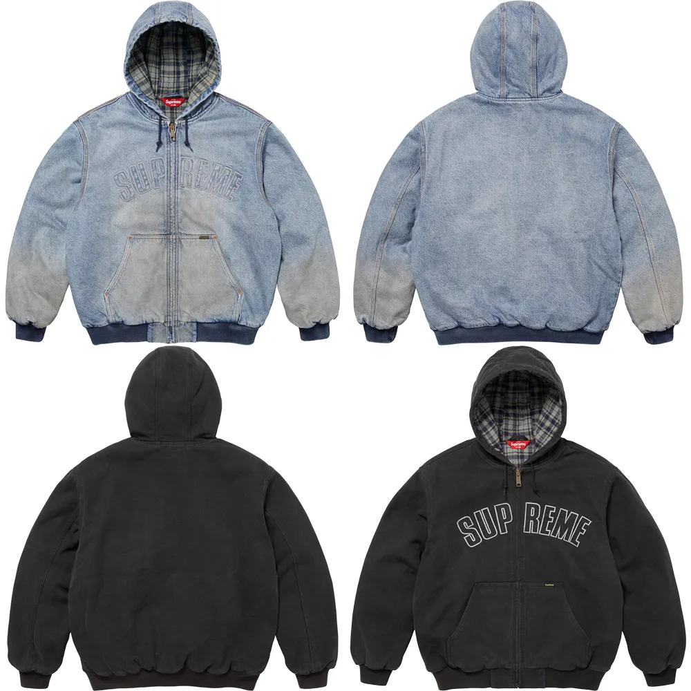슈프림 Supreme 리플렉티브 아크 후드 워크 자켓 데일리 후드 자켓