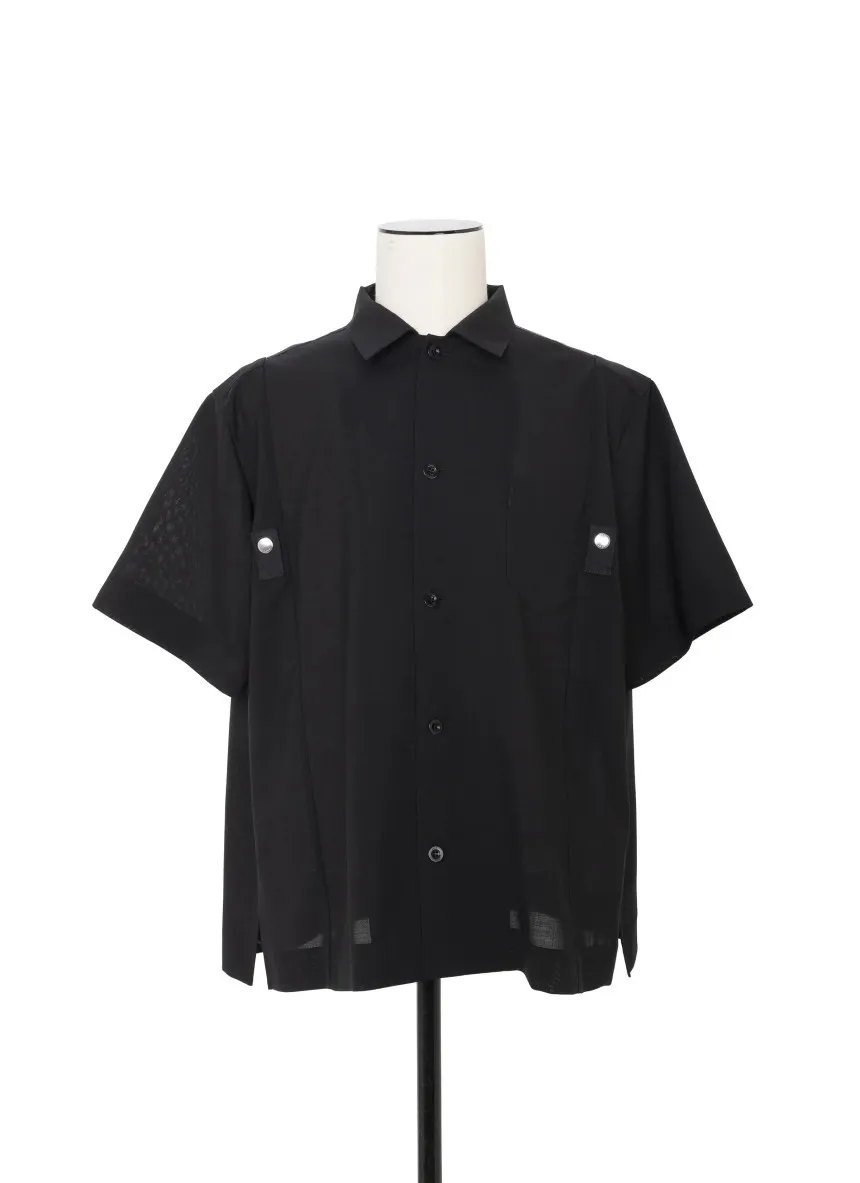 SACAI 사카이 MEN Wool Suiting x Nylon Twill Shirt 2컬러 26-04011M