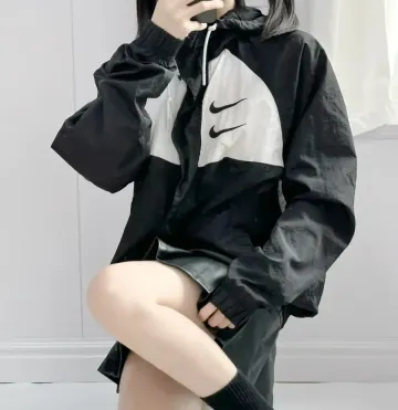 나이키 더블스우시 후드 바람막이 공용 DD1089-011 CJ4889-011
