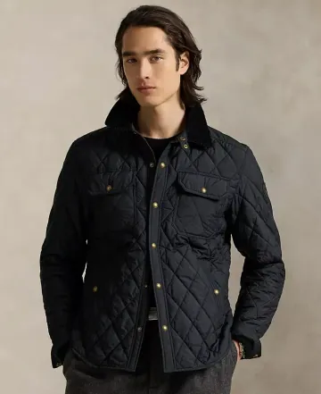 관부가세포함 - 폴로 랄프로렌 남성 비아튼 Beaton 코듀로이 카라 퀼팅 자켓 2컬러