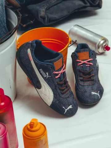 푸마 x 아트모스 핑크 스피드캣 데님 406918-01