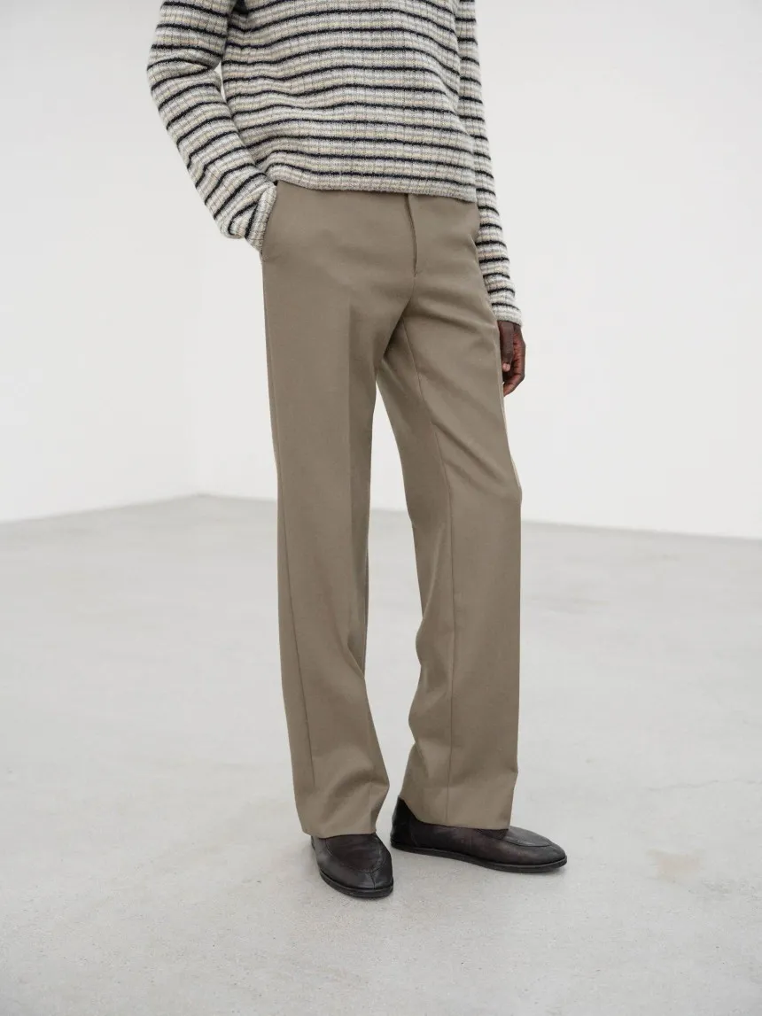 AURALEE 오라리 슬렉스 MEN LIGHT MELTON NARROW SLACKS 2컬러