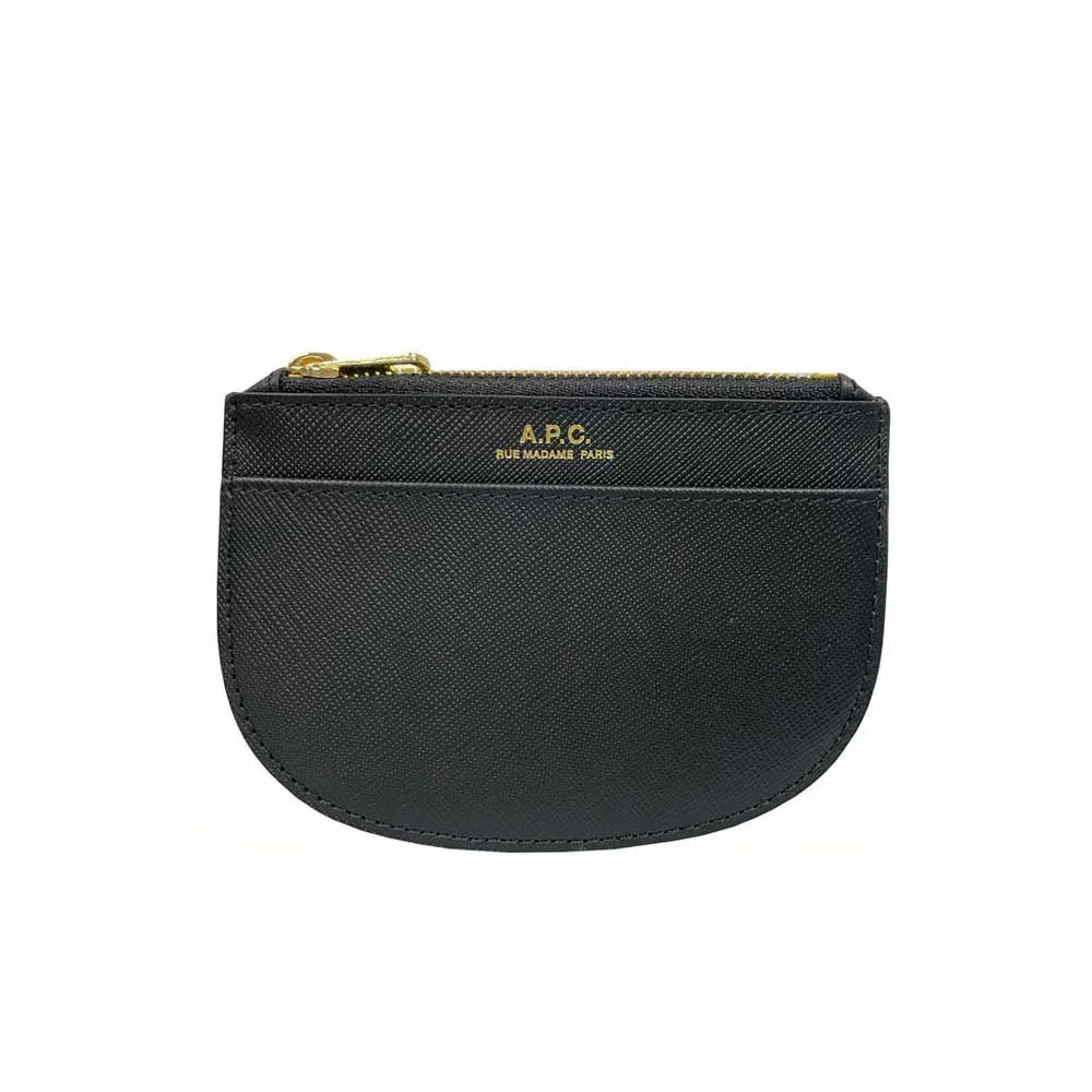 A.P.C 아페쎄 로고 사피아노 하프문 코인 카드지갑 PXBJQ-F63439