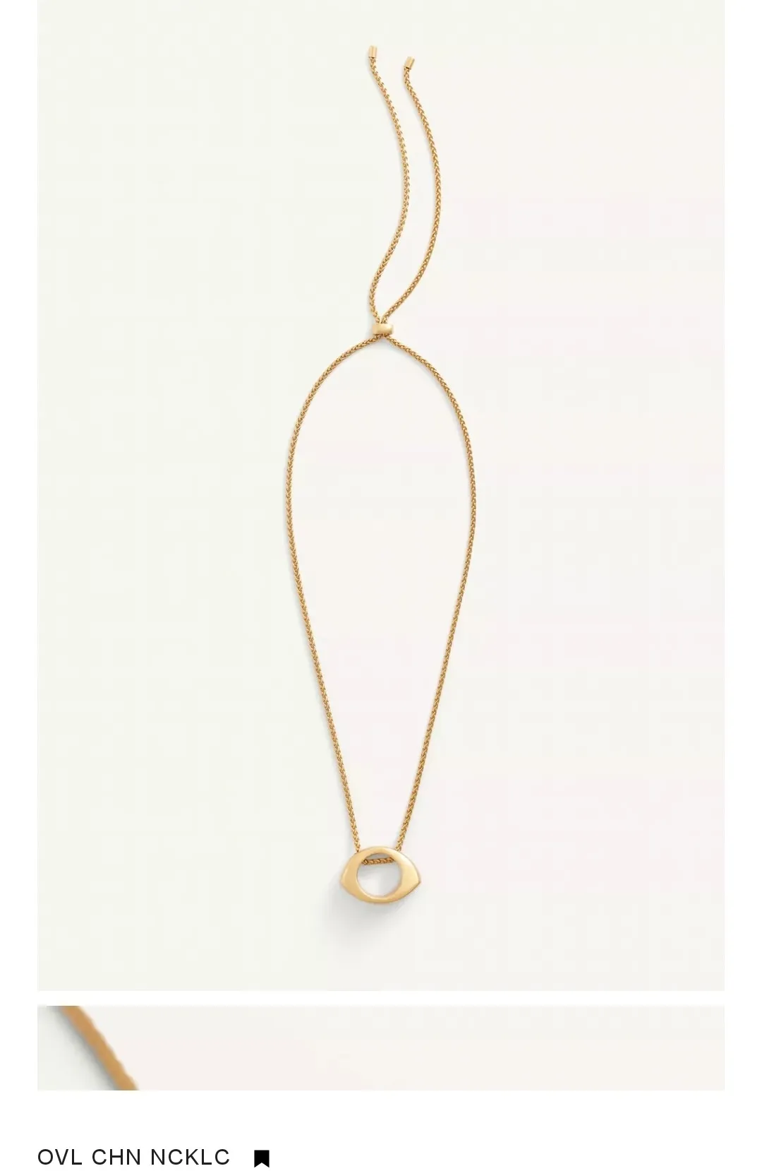 자라_ZARA : OVL CHN NCKLC 목걸이