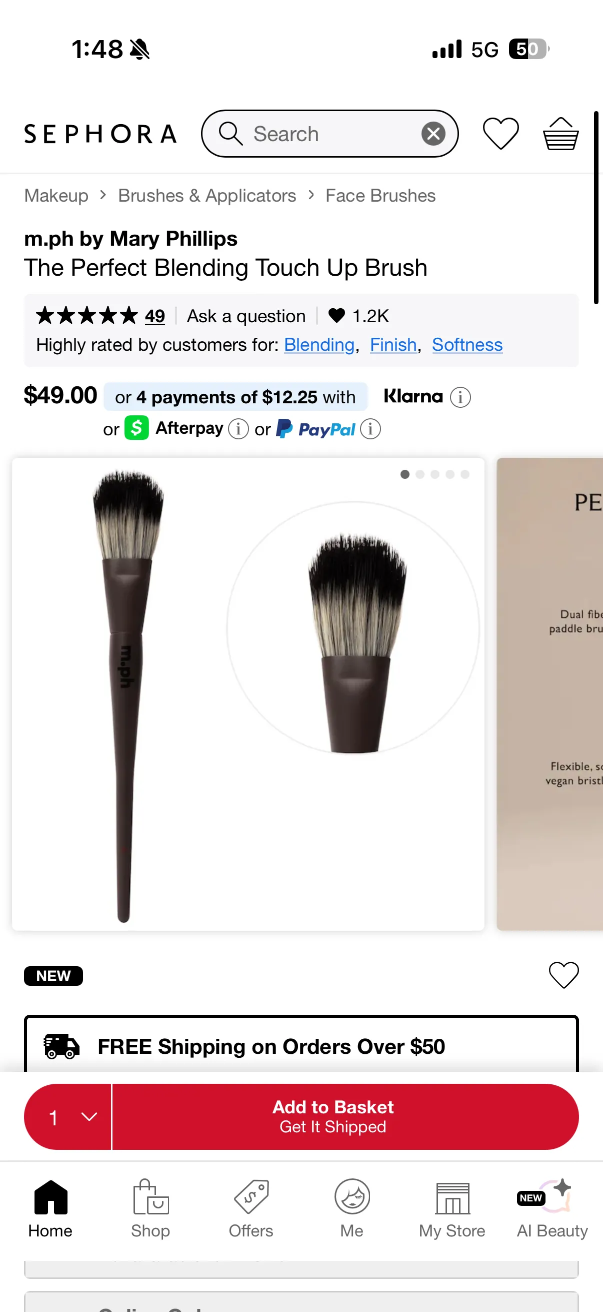 m.ph The Perfect Blending Touch Up Brush